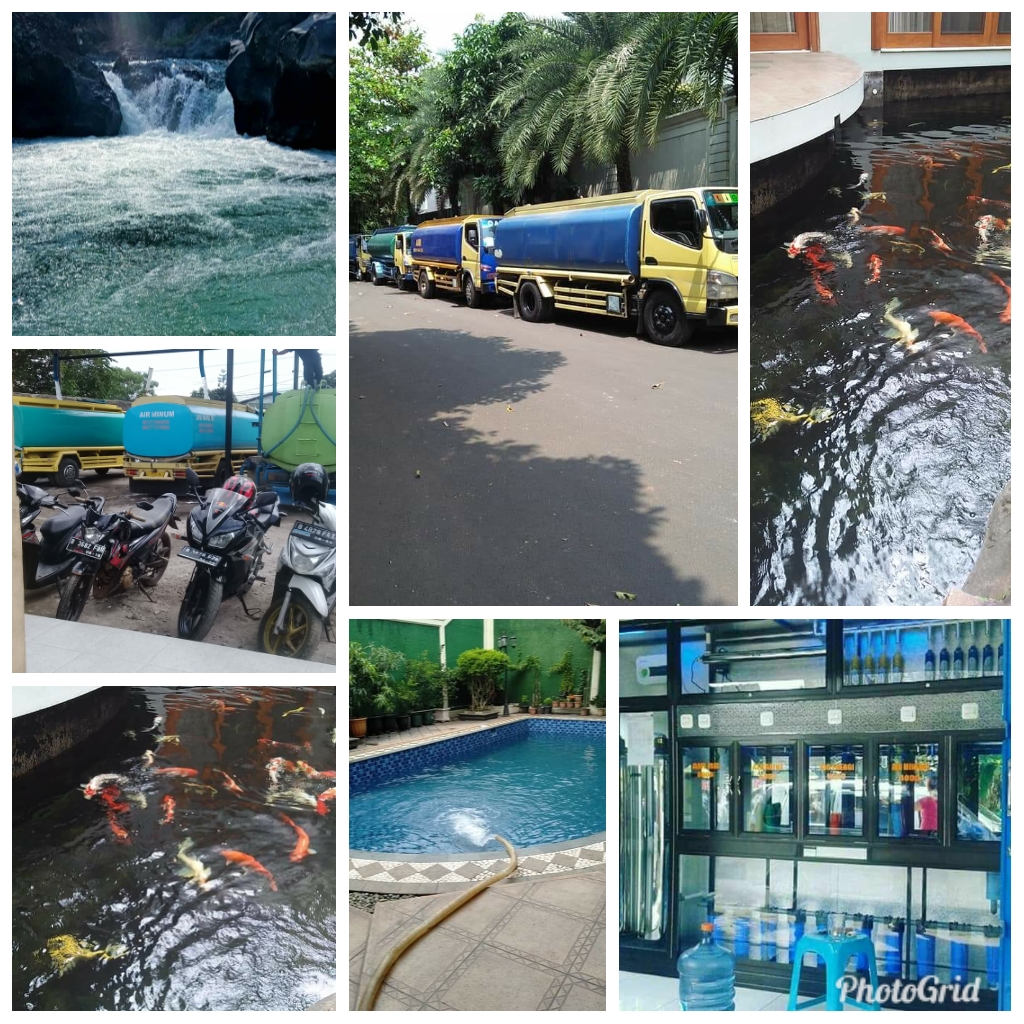 Jual air bersih kolam jakarta barat